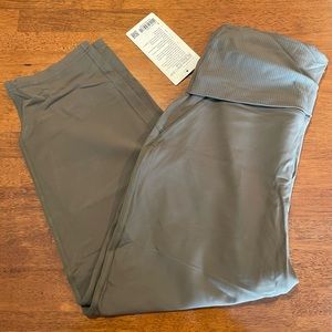 Lululemon Align SHR Rib Waist Crop Pants Carob Brown NWT Sz 8